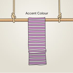 customise Your Scarf - pick your accent colour